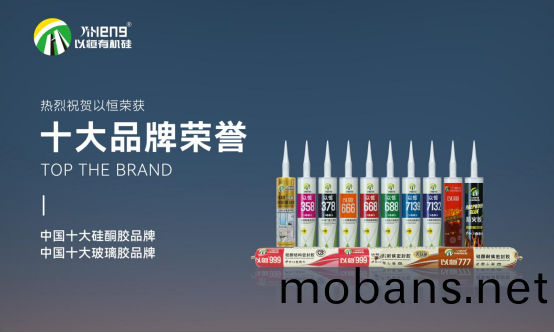 實(shi)至(zhi)名歸(gui)，以(yi)恆(heng)有機(ji)硅(gui)斬穫(huo)“中國(guo)十(shi)大(da)品牌(pai)”榮譽